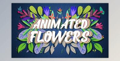 Animated Flowers - Premiere Pro MOGRT (Videohive 32812888) - PR Project