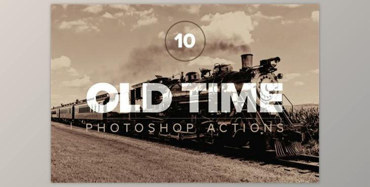 Premium Old Time PS Actions By Prixel Creative