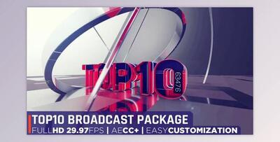 Top 10 Broadcast Package (Videohive 32975479) - AE Project