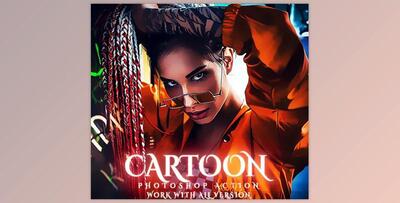 Cartoon Painting Photoshop Action GraphicRiver - 25867501