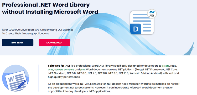 Spire.Doc for .NET v10.2.0 (28 Feb 2025)
