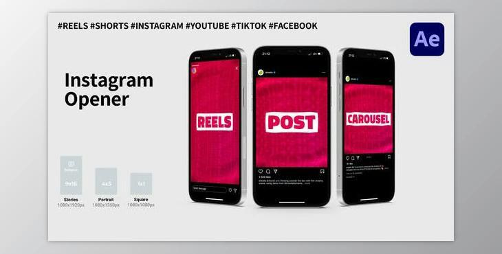 Instagram Stomp Opener (Videohive 43068880) - AE Project