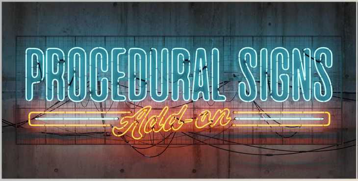 Blender Market - Procedural Signs v1.3.0