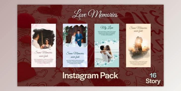 Love Memories Instagram Pack (Videohive 32238638) - AE Project