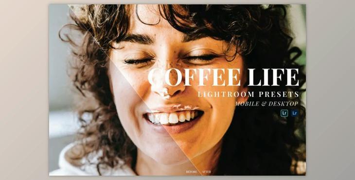 Coffe Life Mobile and Desktop Lightroom Presets by Laksmita