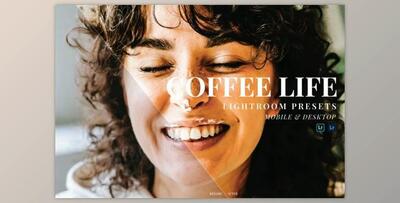Coffe Life Mobile and Desktop Lightroom Presets by Laksmita