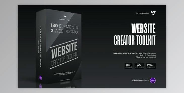 Website Creator Toolkit (Videohive 31284869) - AE Project