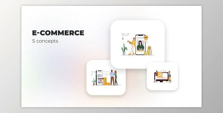 E-commerce – Concepts (Videohive 39882238) - AE Project