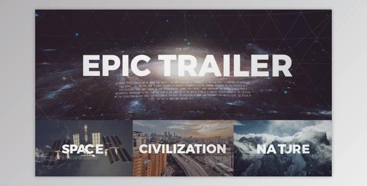 Cinematic Trailer – Epic Trailer (Videohive 20172737) - AE Project