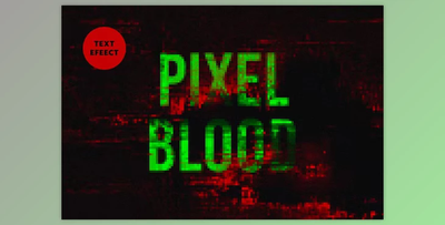 Bloody Pixel Text Effect - 283650642