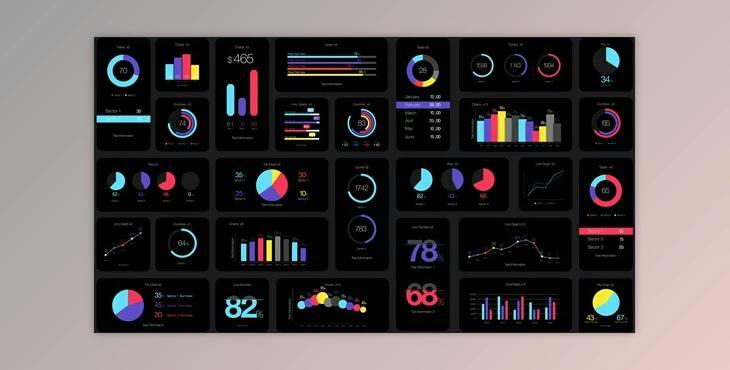 HUD Dashboard Infographics Essential Graphics for Premiere Pro (Videohive 31652530)