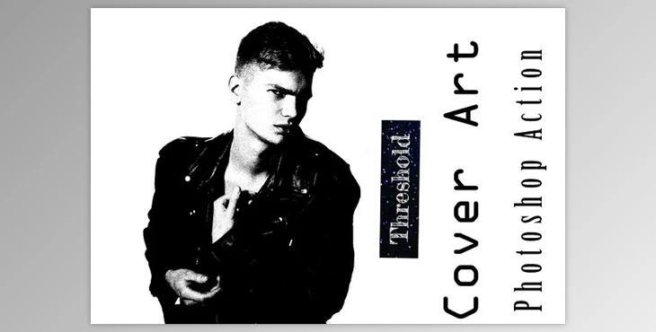 Threshold Cover Art Photoshop Action Creativemarket - 13484718