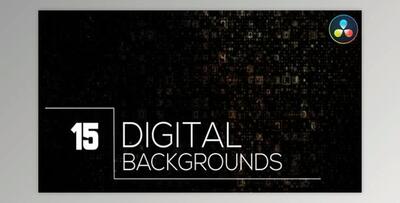 Digital Backgrounds for DaVinci Resolve (Videohive 48415306)