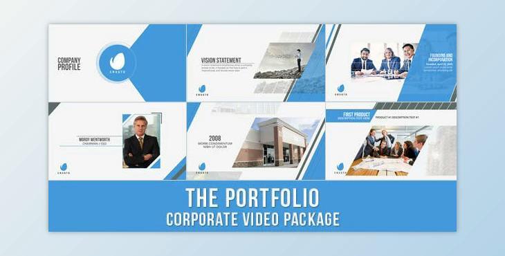 The Portfolio – Corporate Video Package (Videohive 11243766) - AE Project