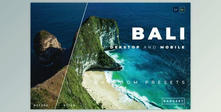 Bali Desktop and Mobile Lightroom Preset by Bangset