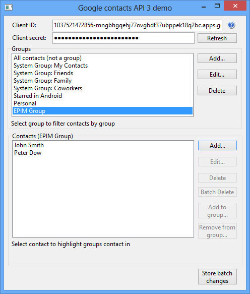 Astonsoft Google Contacts Delphi Component 2.1