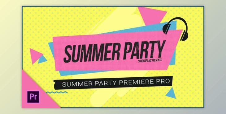 Summer Party Mogrt Pack (Videohive 32274699)