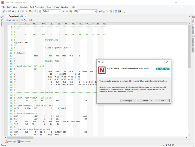 PSS®SINCAL Platform 19.5 x64