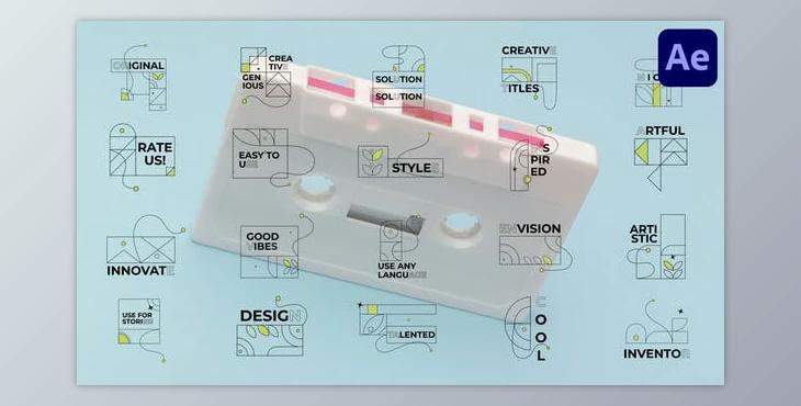 Stroke Titles for After Effects (Videohive 47926960) - AE Project