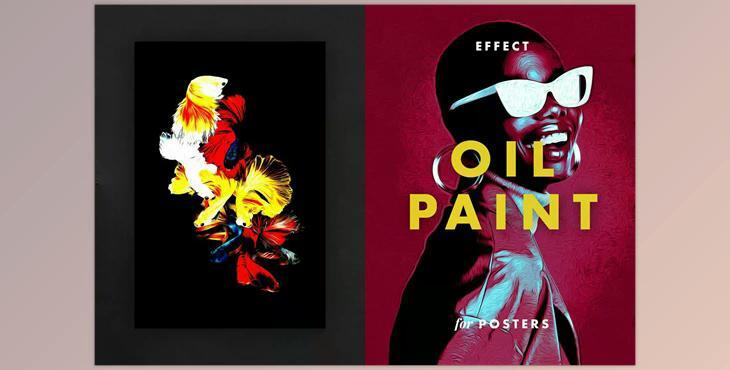 Smudged Paint Effect for Posters CreativeMarket - 6788673