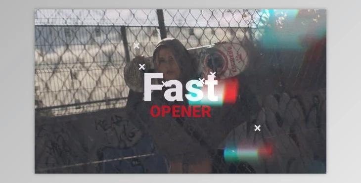 Fast Opener (Videohive 20530443) - AE Project