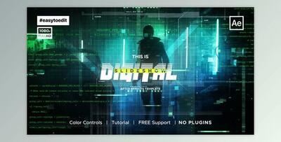 Sci-Fi Digital Slideshow (Videohive 39473585) - AE Project