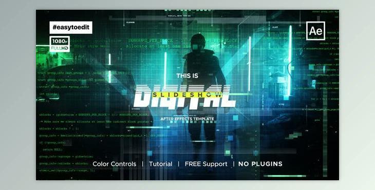 Sci-Fi Digital Slideshow (Videohive 39473585) - AE Project
