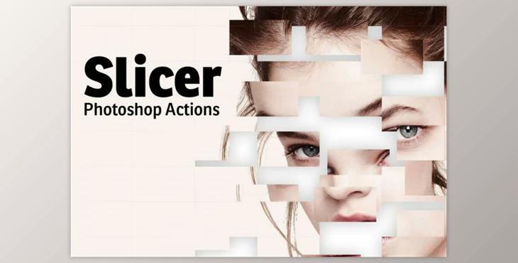 Slicer Photoshop Actions By Creative Graphics (ATN, TXT)