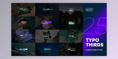 Lower Third Titles Pack (Videohive 28830304) - PR Project