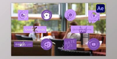 Social Media Lower Thirds Hand-Drawn for After Effects (Videohive 50948060) - AE Project