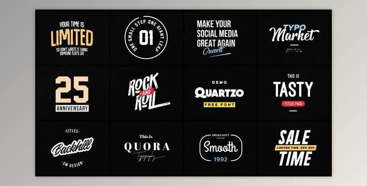 Animated Typography (Videohive 36319362) - AE Project