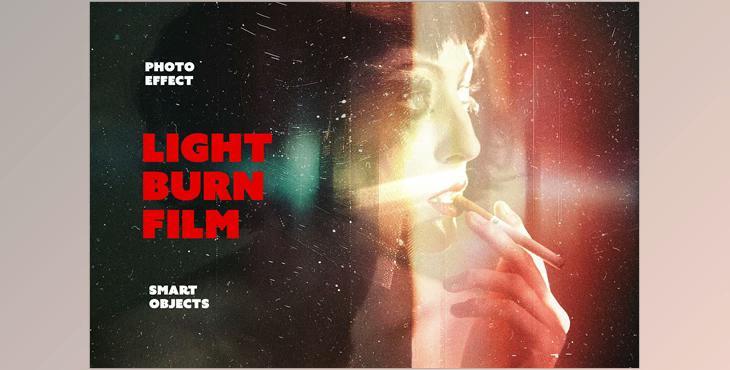 Hipster Film Burn Light Leak Overlay - 92171590