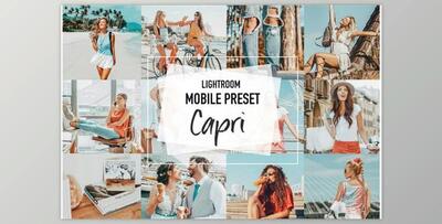 CAPRI 4 Lightroom Mobile presets - CreativeMarket 3957013