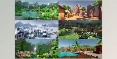 Unity Asset - Lowpoly Style Ultra Pack v1.21