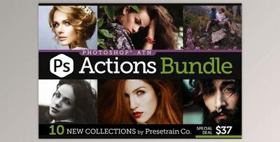 New Photoshop Actions Bundle Creativemarket 2486702