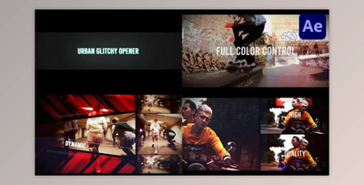 Urban Glitchy Opener for After Effects (Videohive 47814744) - AE Project