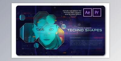 Techno Shapes Digital Slideshow (Videohive 28805782)