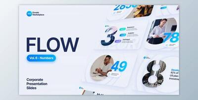 Flow – Numbers Scenes Pack (Videohive 46458560) - AE Project