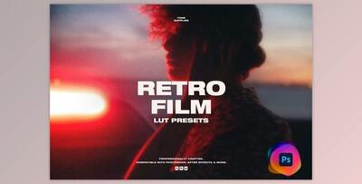 Retro Film LUT Presets Photoshop By TONE SUPPLIES