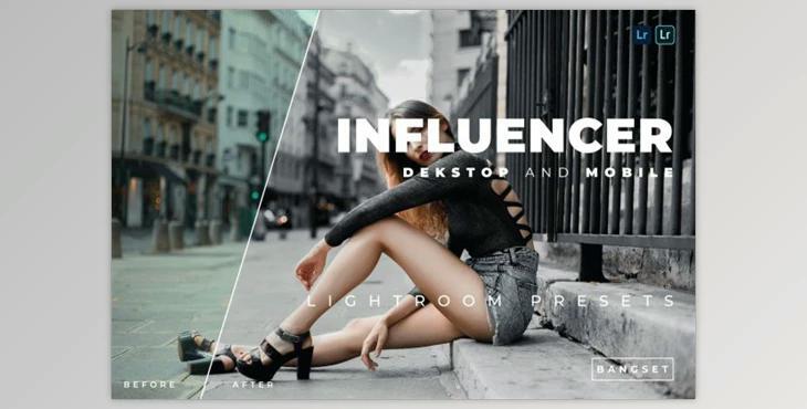 Influencer Desktop and Mobile Lightroom Preset