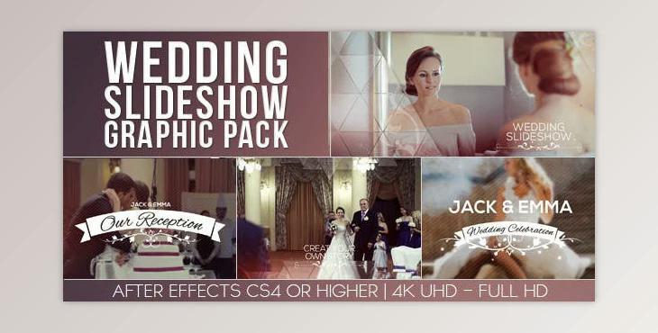 Wedding Slideshow Graphic Pack (Videohive 18328960) - AE Project