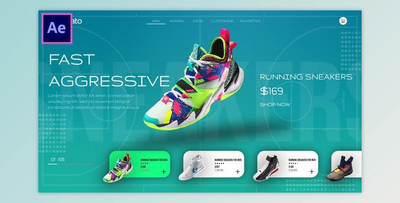 Sneaker Sport Shoe Promo (Videohive 45069433) - AE Project