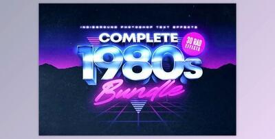 80s Text Effects Complete Bundle (GraphicRiver 28703930)