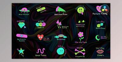 Acid Titles for DaVinci Resolve (Videohive 48396825)