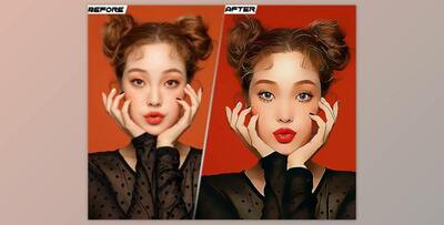 Vector Cartoon Painting Photoshop Actions by 2lagus