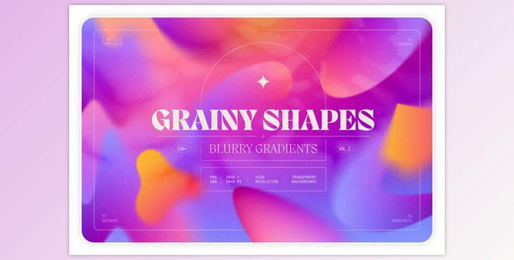 Samolevsky – GRAINY SHAPES AND BLURRY GRADIENTS COLLECTION
