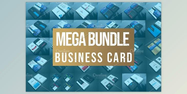 Mega Business Card Bundle Creativemarket - 7213231 PSD