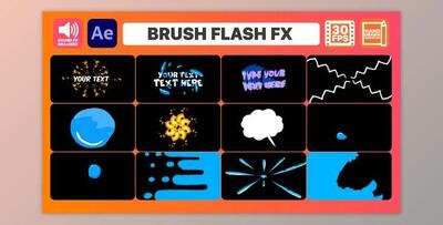 Brush Flash FX for After Effects (Videohive 36489941) - AE Project