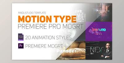 Motion Type - Premiere Pro Mogrt (Videohive 22086112)