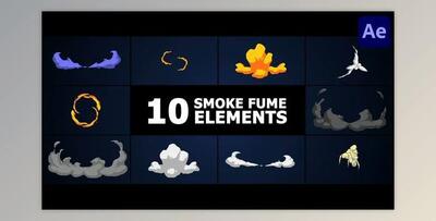 Smoke Fume Elements for After Effects (Videohive 54011341) - AE Project